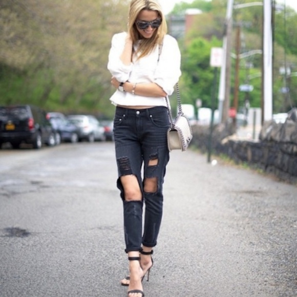 Lovers + Friends Denim - Lovers + Friends | Ezra Distressed Boyfriend Jeans